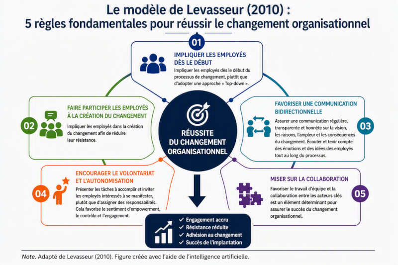 Tableau 3 : Le modèle de Levasseur (2010)
