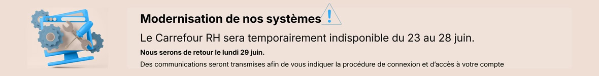 Modernisation de nos systèmes