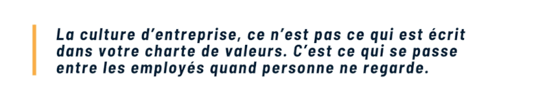 Culture d'entreprise