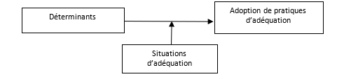 Figure 2: Modération par les situations d'adéquation